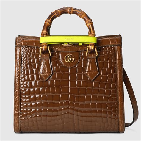 gucci diana bag crocodile|original gucci shoulder bag.